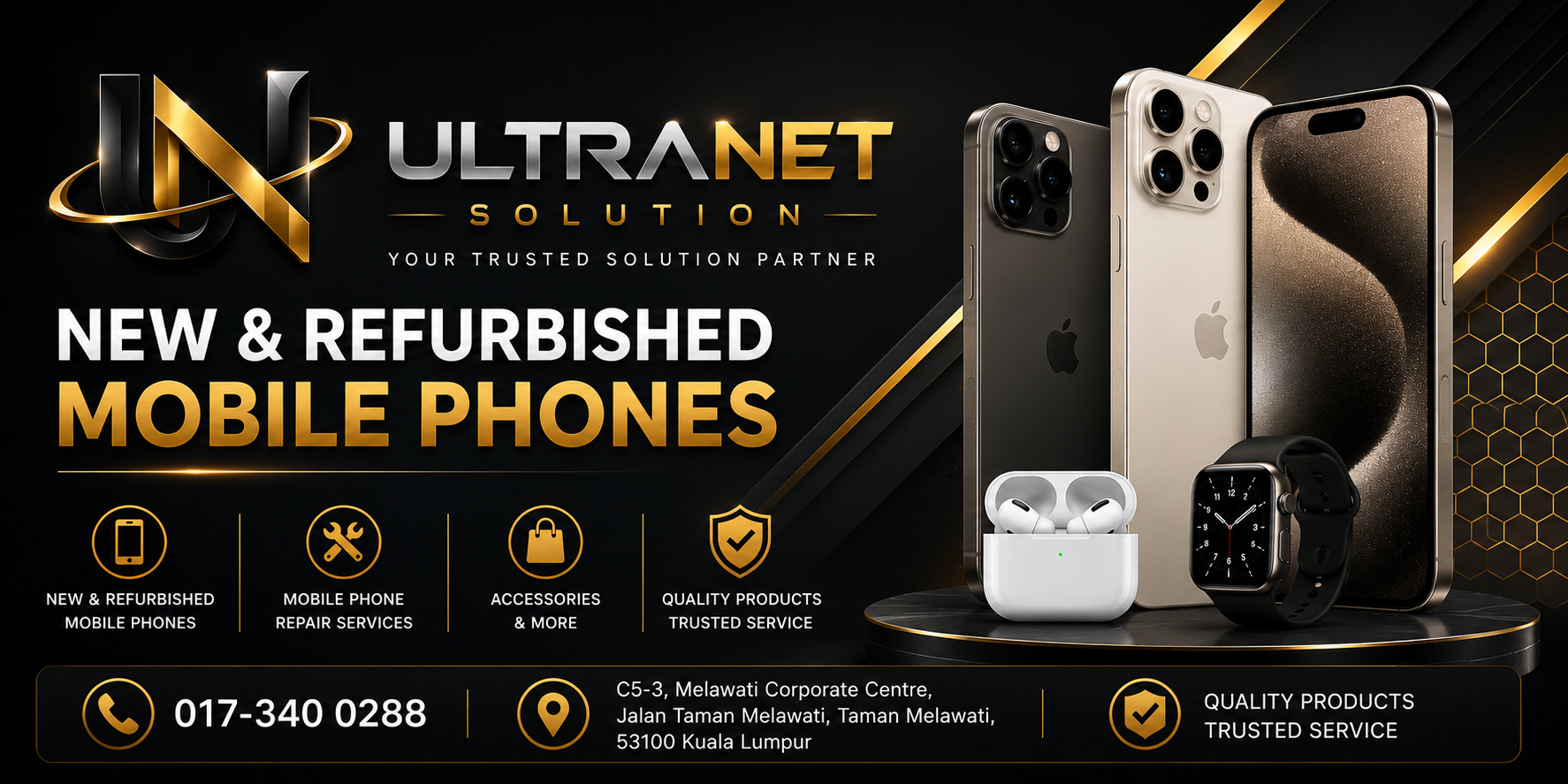 UltraNet Solution — New & Refurbished Mobile Phones
